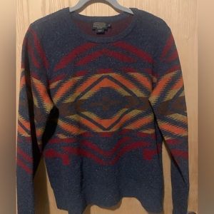 Pendleton jacquard wool sweater